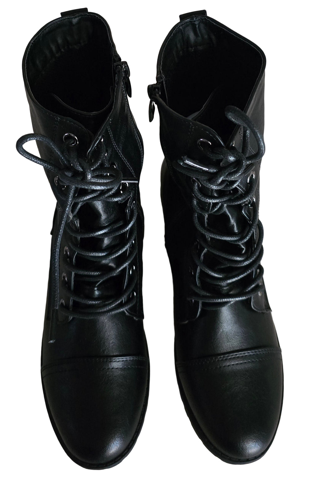 Low Heel Combat Boot
