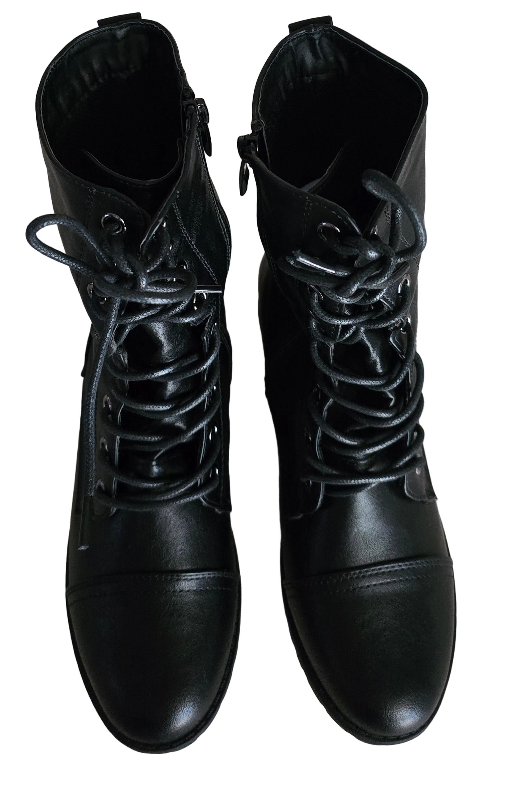 Low Heel Combat Boot