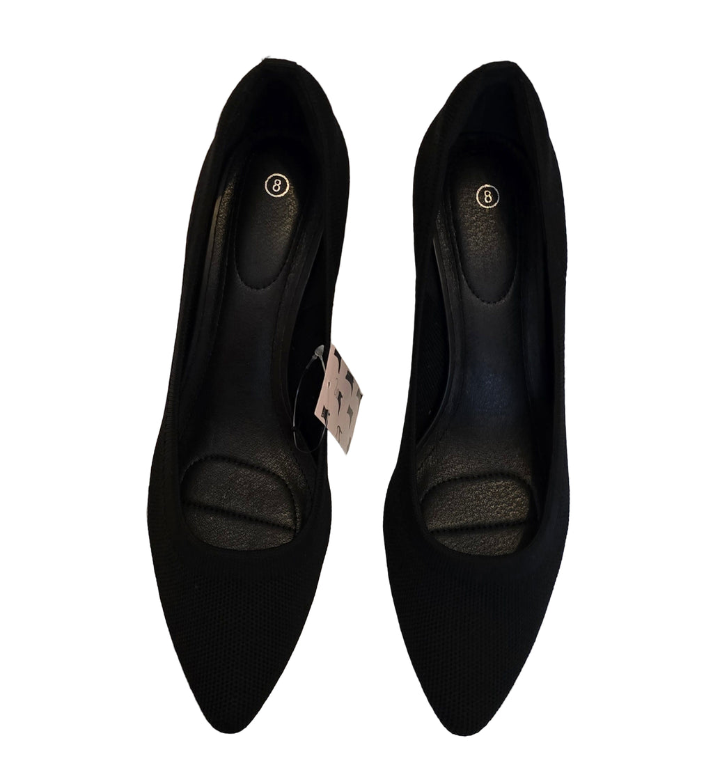 Low Knit Pointed Heels