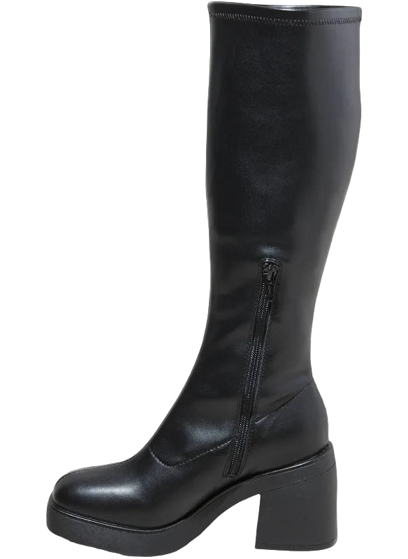 High Tall Block Boots